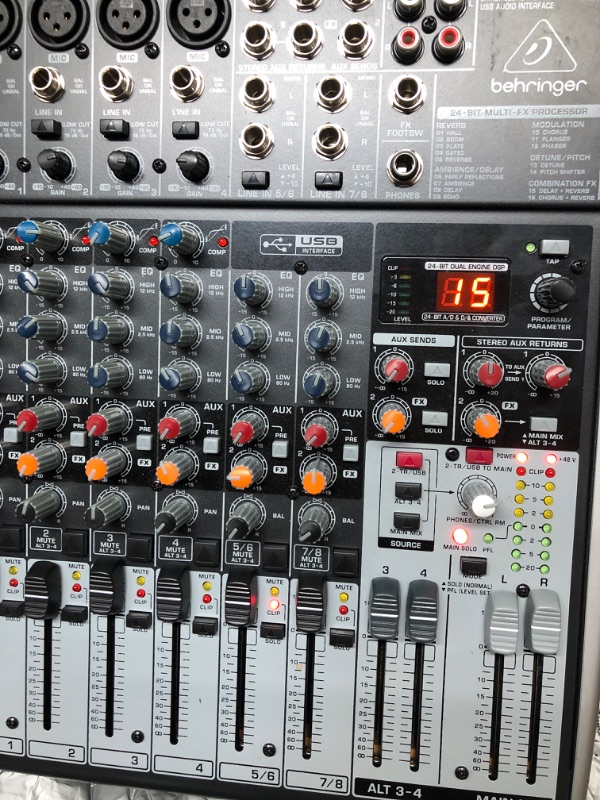 Photo 4 of Behringer Xenyx QX1204USB Mixer with USB and Effects
