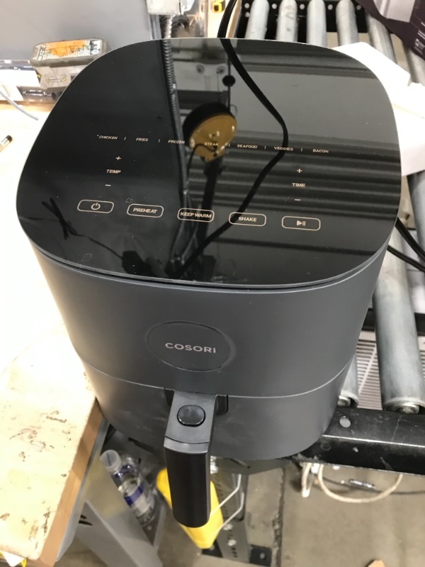 Photo 2 of *nonfunctional* COSORI Air Fryer, 5 Quart Compact Oilless Oven, 30 Recipes, up to 450?, 9 One-Touch Cooking Functions, Tempered Glass Display, Free up Counter Space
NEEDS REPAIR

