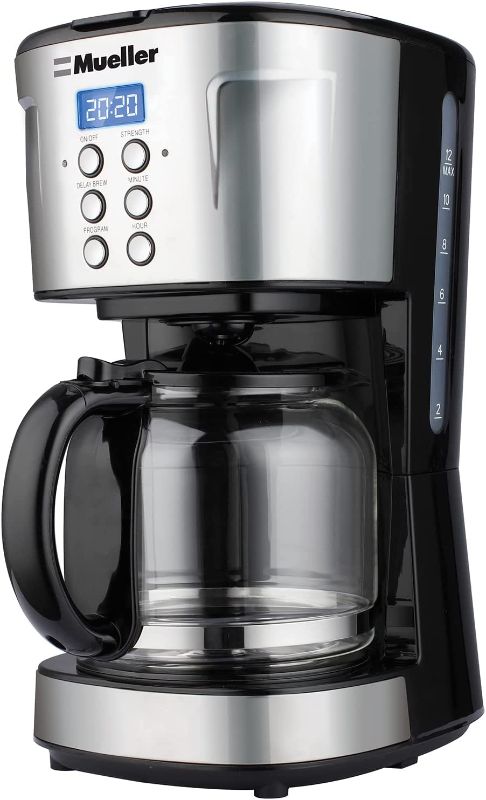 Photo 1 of Mueller Ultra Coffee Maker, Programmable 12-Cup Machine, Multiple Brew Strength, Keep Warm
