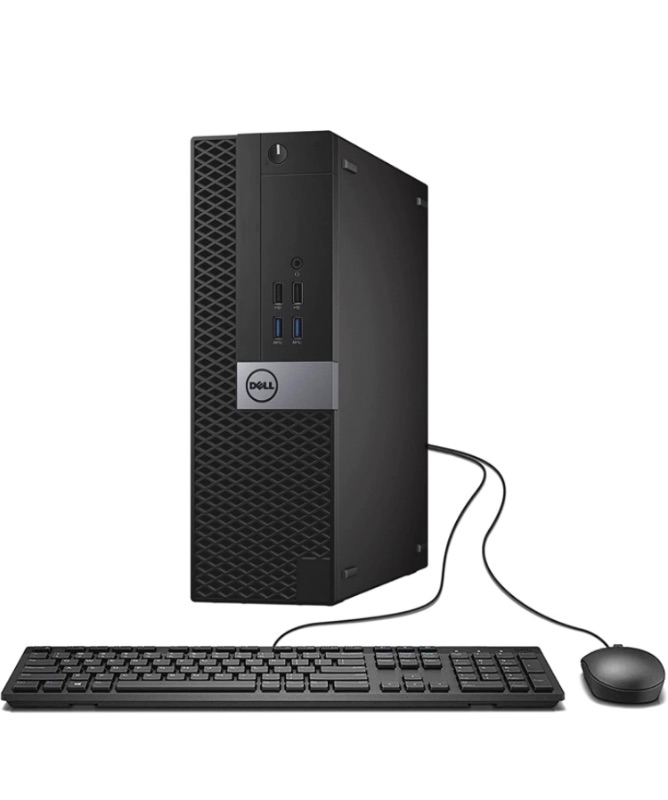 Photo 1 of Dell Optiplex 3050 SFF Desktop Computer PC, Intel Quad Core i5-6500 up to 3.6GHz, 16GB DDR4, 256GB SSD, WiFi, 4K Support, DP, HDMI,Windows 10 Pro 64 Bit English/Spanish/French(Renewed)