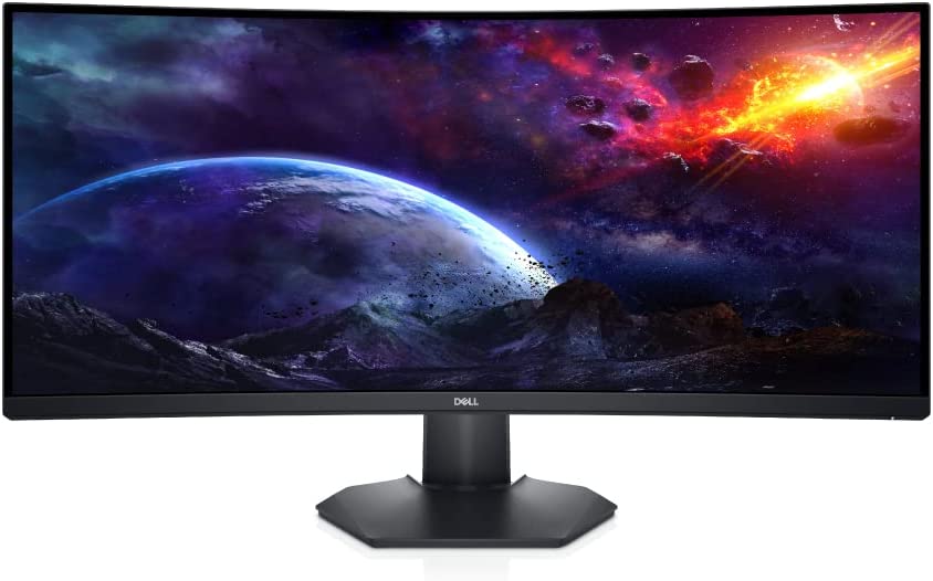 Photo 1 of Dell Curved Gaming Monitor 34 Inch Curved Monitor with 144Hz Refresh Rate, WQHD (3440 x 1440) Display, Black - S3422DWG
