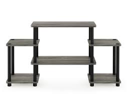 Photo 1 of 11257GYW-BK Turn-N-Tube No Tools Entertainment Center, French Oak Grey & Black - 22.85 X 41.5 X 11.6 in.
