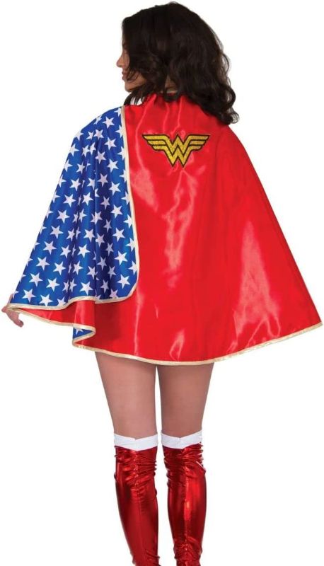 Photo 1 of Rubie's DC Comics Wonder Woman Deluxe 30-inch Costume Cape, One Size
