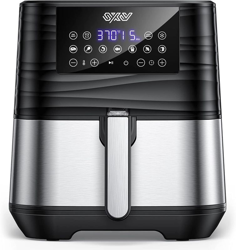 Photo 1 of **OPENED**
Innsky Air Fryer XL 5.8 QT, ?2022 Upgraded? 11 in 1 Oilless Air Fryers Oven, Easy One Touch Screen with Preheat & Delay Start, ETL Listed, Airfryer 1700W for Air Fry, Roast, Bake, Grill, Recipe Book
