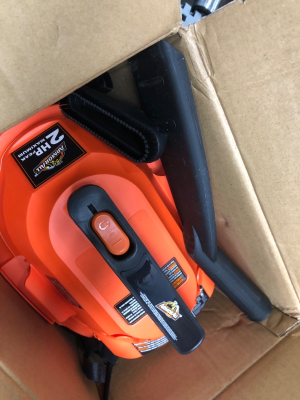 Photo 3 of **OPENED**
Armor All, AA255 , 2.5 Gallon 2 Peak HP Wet/Dry Utility Shop Vacuum , Orange
