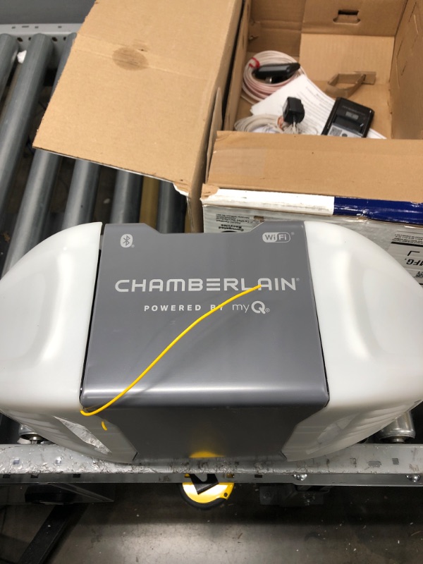 Photo 2 of 5011838 SMART GARAGE OPENER .5HP Chamberlain 0.5 HP Belt Drive WiFi Compatible Garage Door Opener
