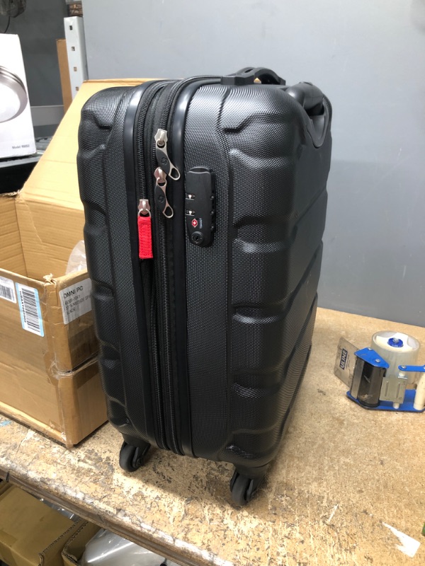 Photo 2 of Samsonite Omni Hard 20" Spinner Luggage (Black)