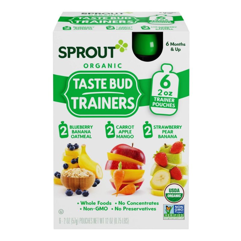 Photo 1 of bb: 1/13/2023 - Sprout Foods Organic Flavor Introduction Kit to Fruit Baby Food Pouches - 12oz/6pk
