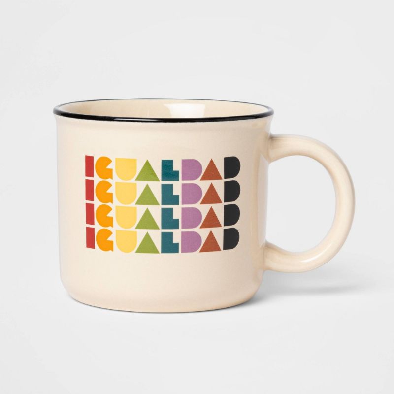 Photo 1 of 15oz Camper Mug Igualdad Off White - Pride
