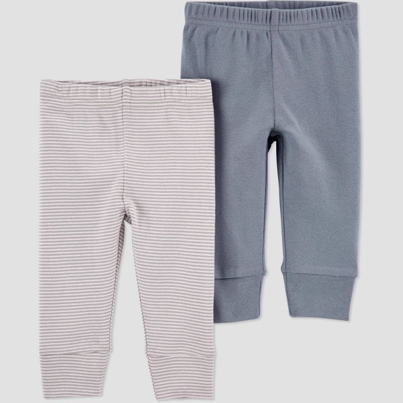 Photo 1 of 3M - Baby Boys' 2pk Striped Pants - Just One You® Made by Carter's
