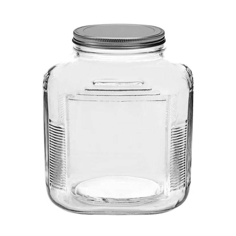 Photo 1 of 128oz Glass Jar with Metal Lid - Threshold™
