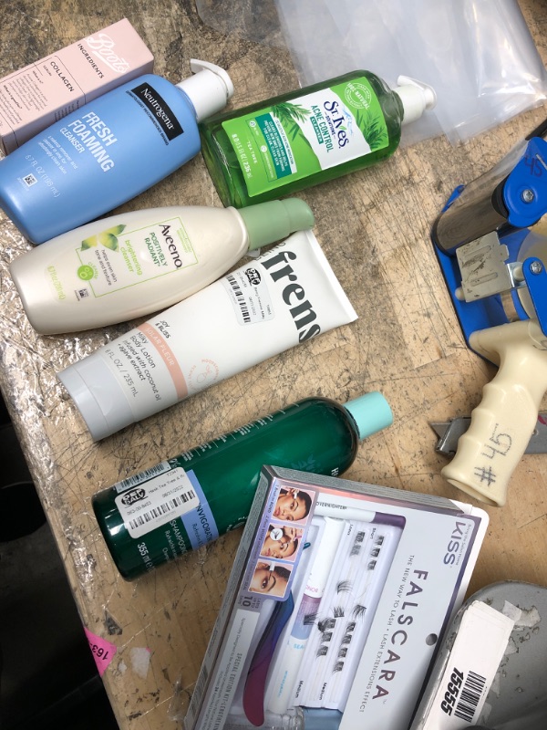 Photo 6 of ***SOME OPENED AND SPILLED PRODUCT ***BUNDLE IF MISC, ITEMS Being Frenshe Milky Hydrating Lotion for Dry Skin with Coconut Oil - Solar Fleur - 8 Fl Oz & 
Boots Ingredients Collagen Serum - 1 Fl Oz & Neutrogena Fresh Foaming Facial Cleanser & Makeup Remove