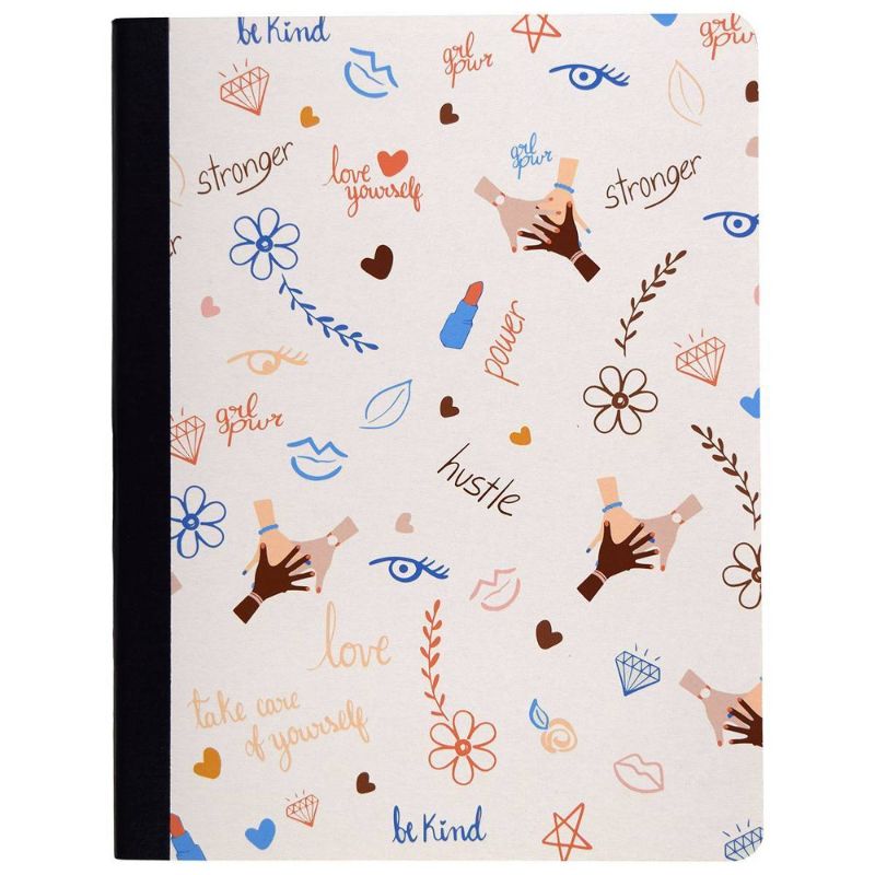 Photo 1 of 5 Composition Notebook Wide Ruled Together Words - Top Flight
