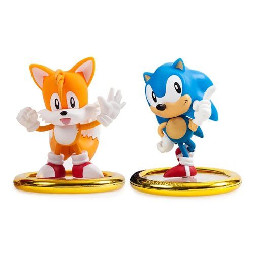 Photo 1 of 2-Pack Sonic the Hedgehog 3" Vinyl Sonic & Tails
