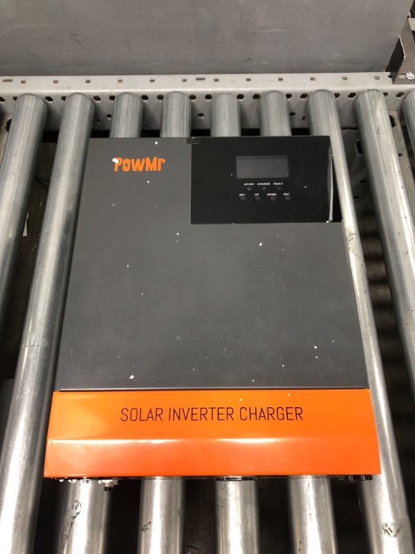 Photo 1 of PowMr 3000W Hybrid Inverter 24VDC to 110VAC, 3KW Off-Grid Solar Inverter with 60A MPPT Charge Controller, for 24V Lead-Acid and Lithium Battery
