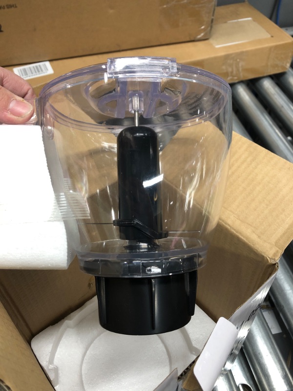 Photo 2 of *** PARTS ONLY*** Oster Core 16-Speed Blender with Glass Jar, Black, 006878. Brushed Chrome & Blender 6-Cup Glass Jar, Lid, Black and clear Brushed Chrome Blender + Blender 6-Cup Glass Jar