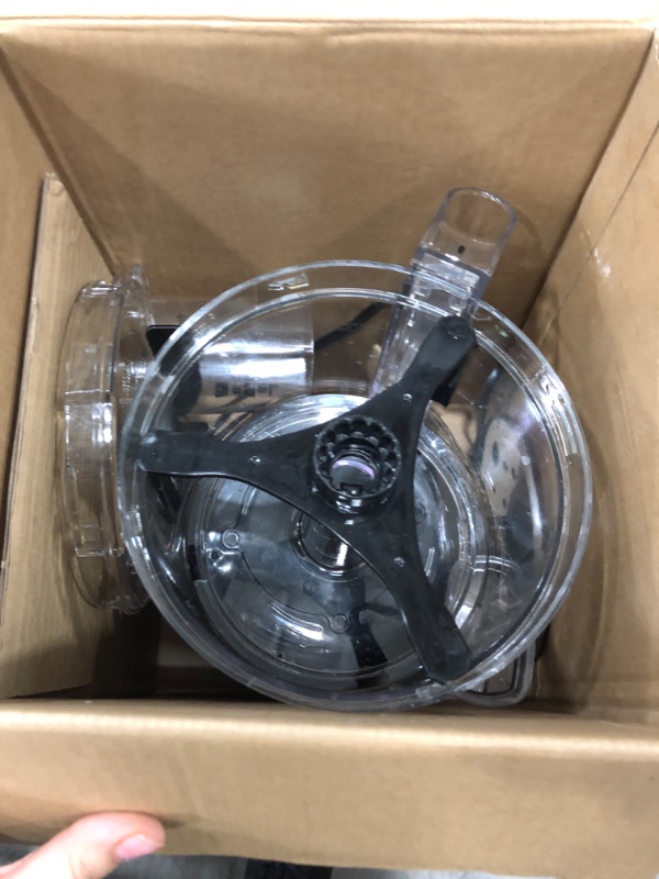 Photo 2 of ***MISSING BLADE*** Hamilton Beach 70730 Bowl Scraper 10 Cup Food Processor - Black/Silver