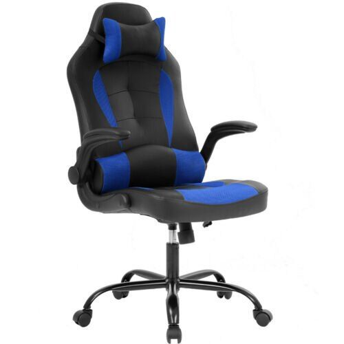 Photo 1 of INCOMPLETE ITEM
Racing Style Leather Gaming Chair, Ergonomic Swivel Rolling Chair Computer Office
