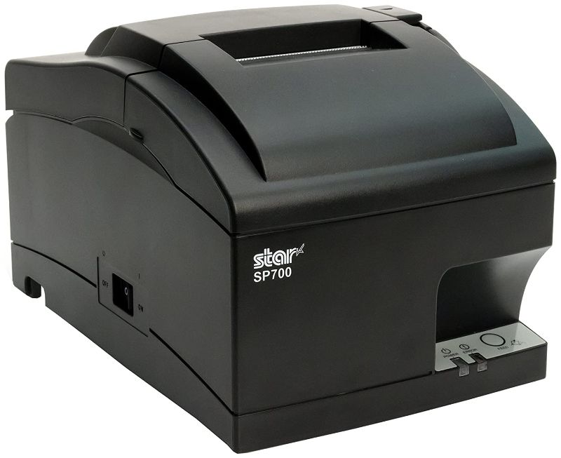 Photo 1 of Star Micronics SP742ME Ethernet (LAN) Impact Receipt Printer with Auto-cutter and Internal Power Supply - Gray