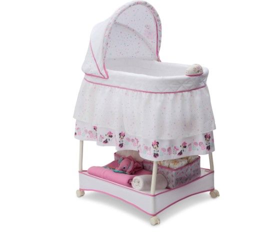 Photo 1 of Delta Children Gliding Bassinet, Minnie Boutique
