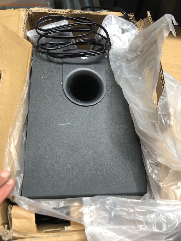 Photo 2 of Cyber Acoustics CA-3602FFP 2.1 Speaker Sound System with Subwoofer and Control Pod - Great for Music, Movies, Multimedia Pcs, Macs, Laptops and Gaming Systems