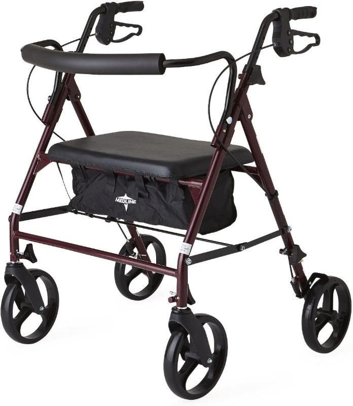 Photo 1 of **DIFFERENT COLOR**
\Guardian Bariatric Rolling Walker with wheels, steel

