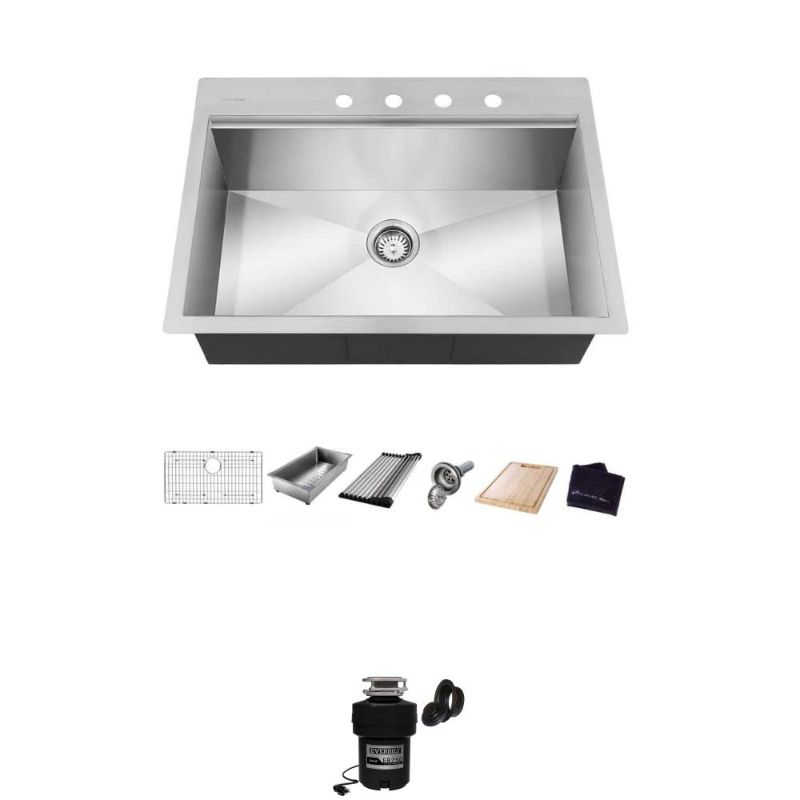 Photo 1 of ***see note*** All-In-One Stainless Steel Kitchen Sink Workstation
