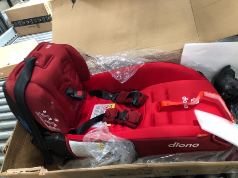 Photo 3 of Diono Radian 3R, 3-in-1 Convertible Car Seat, Rear Facing & Forward Facing, 10 Years 1 Car Seat, Slim Fit 3 Across, Red Cherry
