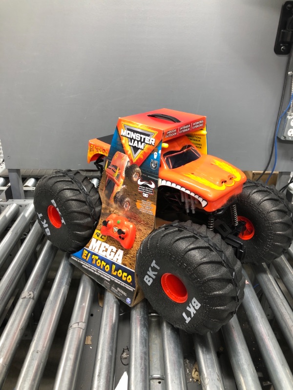 Photo 1 of Monster Jam, Official MEGA El Toro Loco, All-Terrain Remote Control Monster Trucks, 1:6 Scale, Kids Toys for Boys and Girls Aged 4 and Up