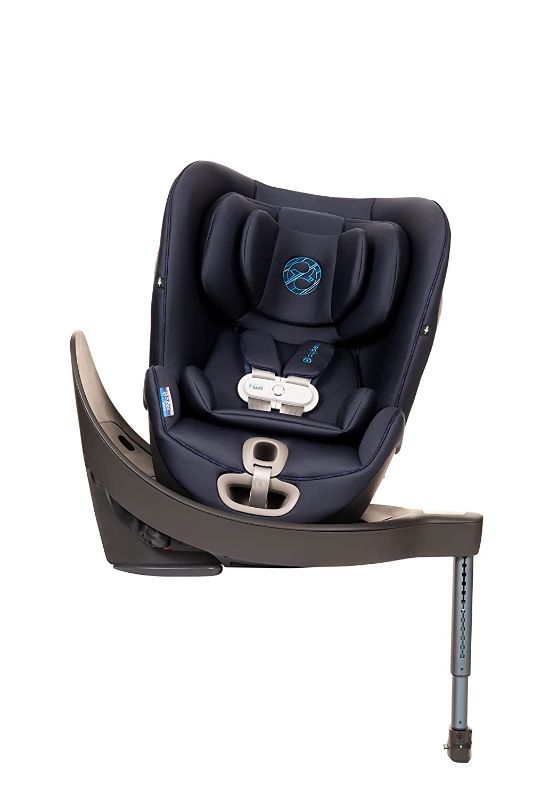 Photo 1 of Cybex Sirona S Rotating Convertible Car Seat with SensorSafe 2.1, Children Newborn to Four Years, Easy Child Load, Infant Baby Toddler Preschooler, Indigo Blue
