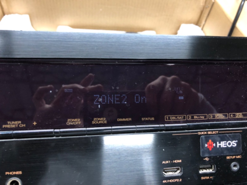 Photo 8 of Denon AVR-X3700H 8K Ultra HD 9.2 Channel (105Watt X 9) AV Receiver 2020 Model - 3D Audio & Video with IMAX Enhanced, Built for Gaming, Music Streaming, Alexa + HEOS (Discontinued by Manufacturer)