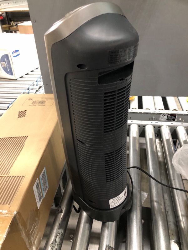 Photo 4 of Lasko 1500W Digital Ceramic Space Heater with Remote, 755320, Silver