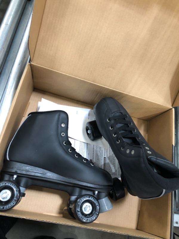 Photo 2 of Roller Derby Roller Star 600 Men's Quad Roller Skates Black/Grey Size 9