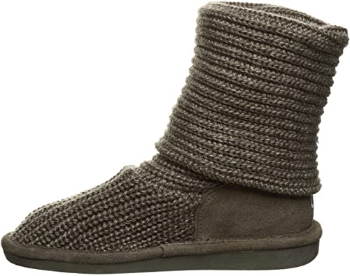 Photo 1 of BEARPAW Women's Knit Tall Winter Boot Gray Size 10 
