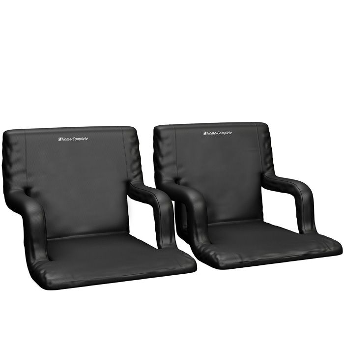 Photo 1 of HC-3002-2 Stadium Seat Chair Wide Bleacher Cushions with Padded Back Support - Pack of 2
