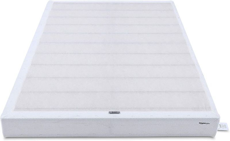 Photo 1 of Amazon Basics Smart Box Spring Bed Base, 9-Inch Mattress Foundation - Twin XL, Tool-Free Easy Assembly
