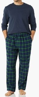 Photo 1 of Amazon Essentials Men's Flannel Pajama Set
XS