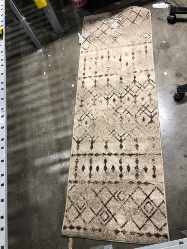 Photo 1 of 70X24 BEIGE BROWN RUNNER 