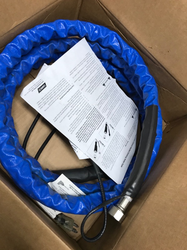 Photo 2 of Camco Heated Drinking Water Hose, - 20° F, 12-Foot, 5/8-Inch ID 12' Cold Weather (Freeze Protection to - 20?F) Frustration-Free Packaging