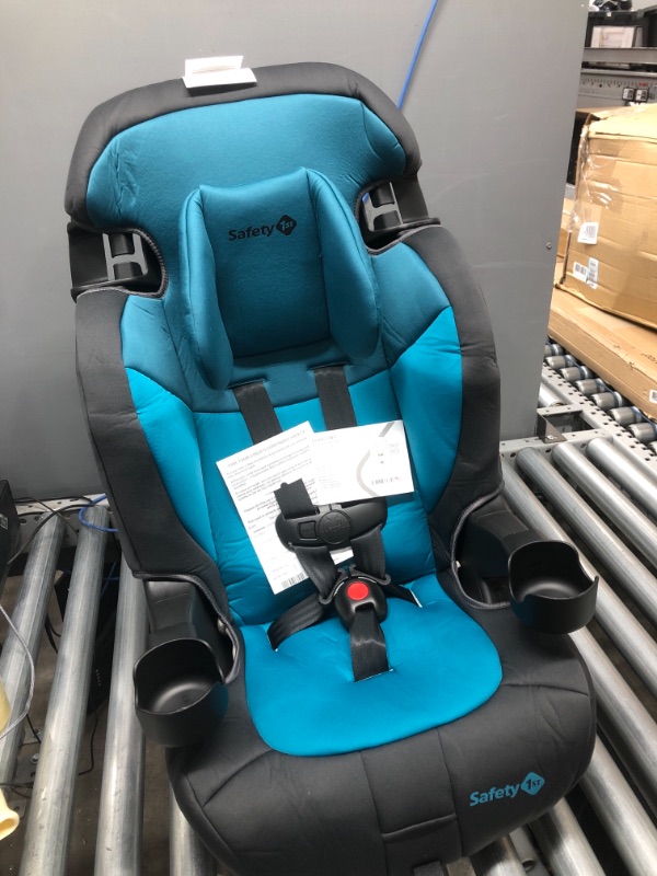 Photo 3 of Safety 1st Grand 2-in-1 Booster Car Seat, Forward-Facing with Harness, 30-65 pounds and Belt-Positioning Booster, 40-120 pounds, Capri Teal