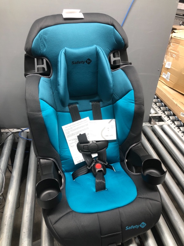 Photo 2 of Safety 1st Grand 2-in-1 Booster Car Seat, Forward-Facing with Harness, 30-65 pounds and Belt-Positioning Booster, 40-120 pounds, Capri Teal