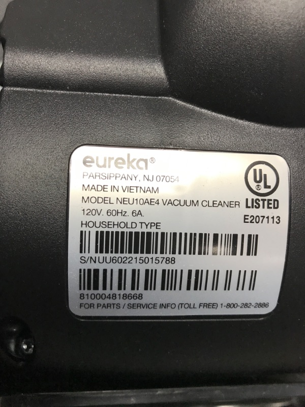 Photo 4 of Eureka Airspeed Ultra-Lightweight Compact Bagless Upright Vacuum Cleaner, Replacement Filter, Green AirSpeed + replacement filter