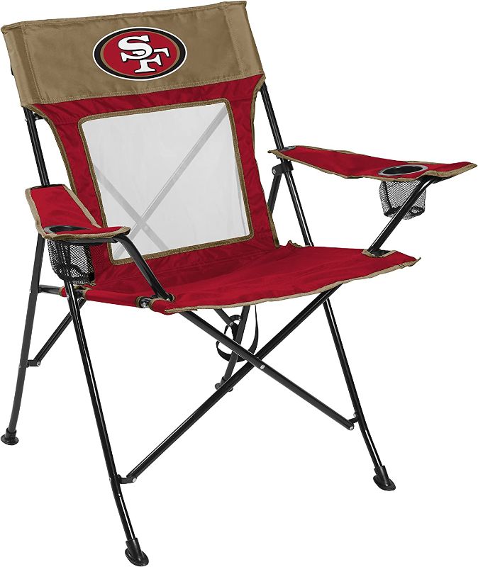 Photo 1 of NFL Game Changer Large Folding Tailgating and Camping Chair, with Carrying Case (ALL TEAM OPTIONS)