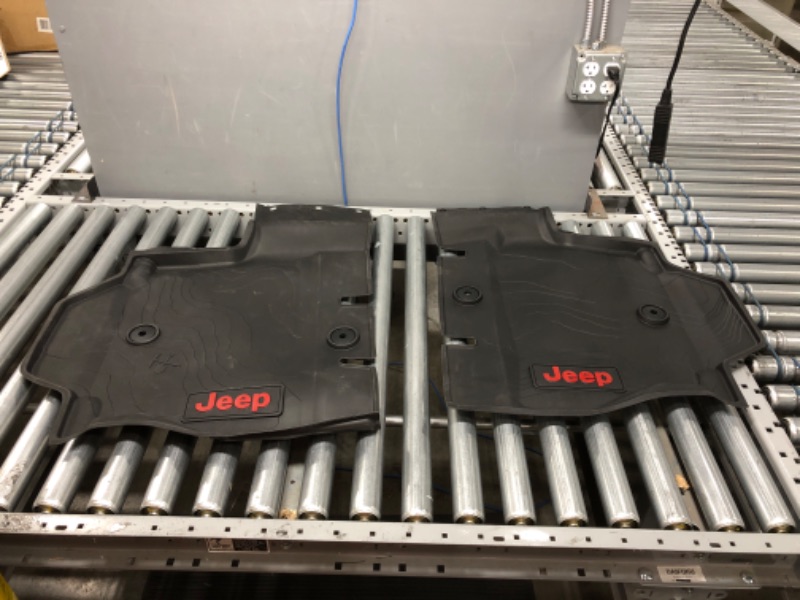 Photo 2 of Jeep All New 2019 Wrangler JL 4-Door Front and Rear All Weather Floor Liners Mopar OEM
