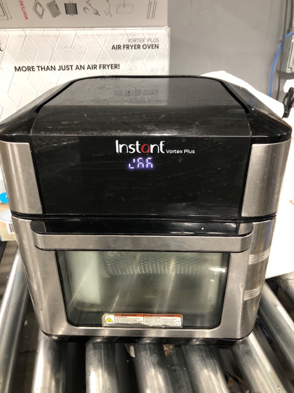 Photo 2 of Instant Vortex Plus 10-Quart Air Fryer, From the Makers of Instant Pot, 7-in-10 Functions, with EvenCrisp Technology, App with over 100 Recipes, Stainless Steel 10QT Vortex Plus