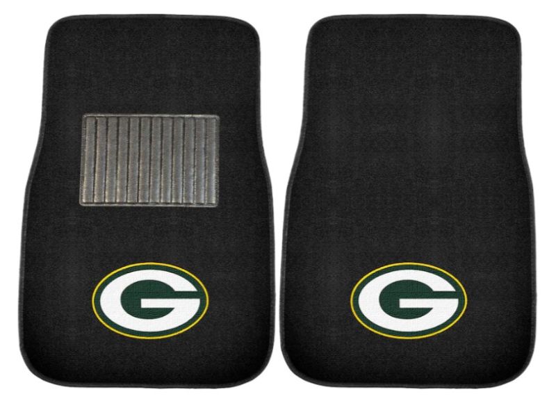 Photo 1 of FANMATS - 8756 NFL Green Bay Packers Vinyl Heavy Duty Car Mat , 18"x27" Front