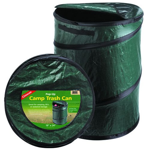 Photo 1 of Coghlan S Pop-up Camp Trash Can Portable Collapsible Garbage Bag Camping Basket
