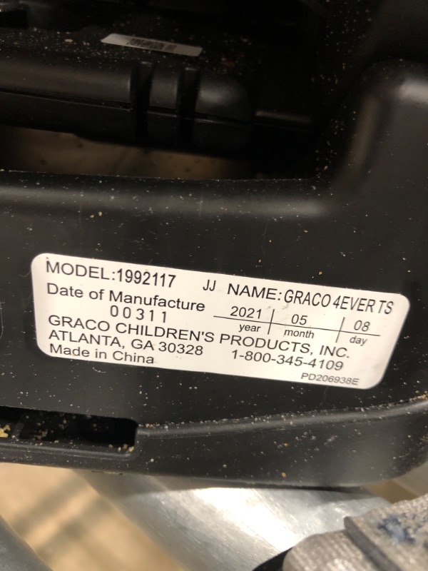 Photo 4 of Graco 4Ever 4 in 1 Car Seat featuring TrueShield Side Impact Technology with TrueShield Technology Ion