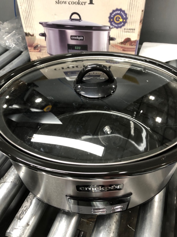 Photo 4 of Crock-Pot Digital Slow Cooker - 8 qt - Black Stainless