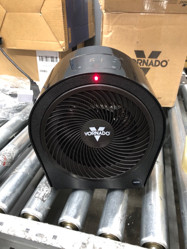 Photo 3 of Vornado Velocity 3R Whole Room Space Heater with Timer, Adjustable Thermostat, and Advanced Safety Features, Black Velocity 3R Heater